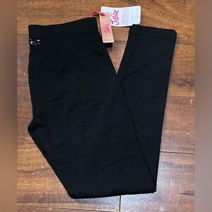 Justice girl’s full length black leggings, super comfy, new with tags